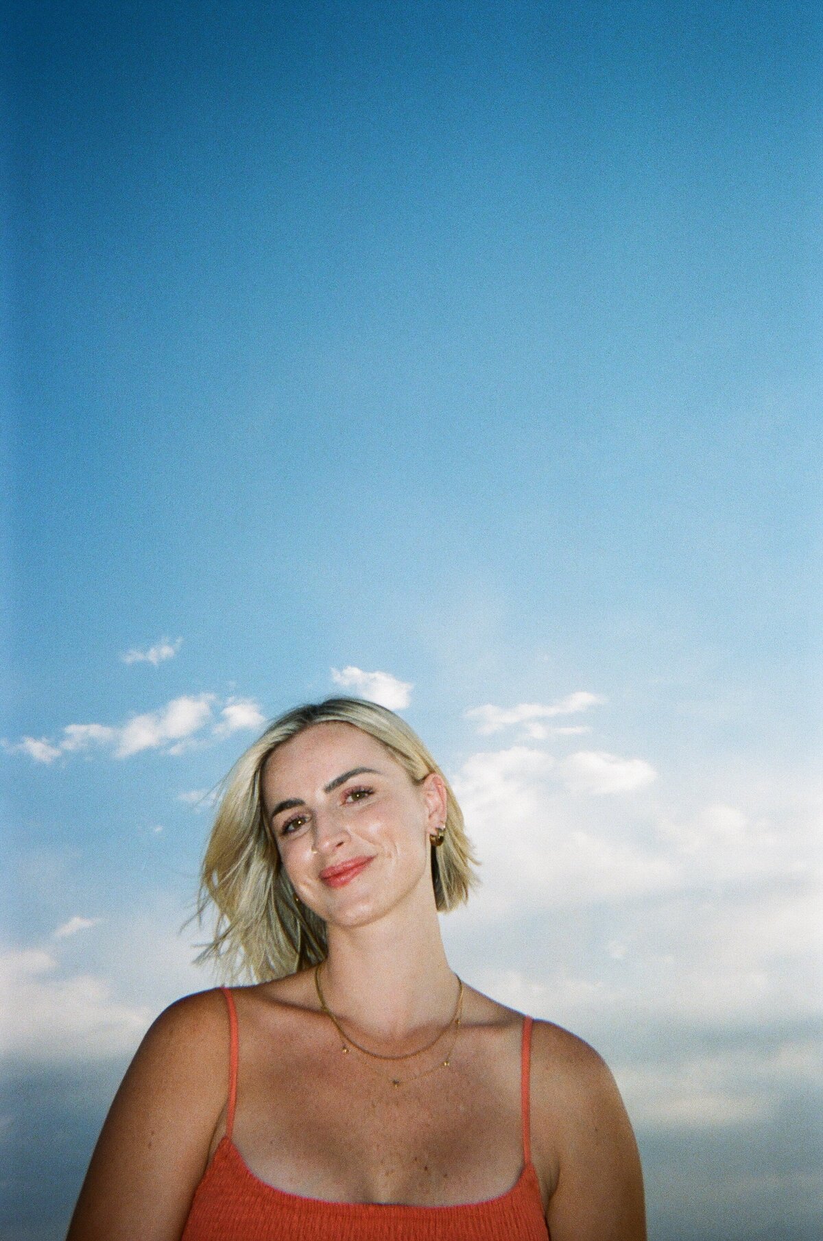 Jaiden holding an old telephone