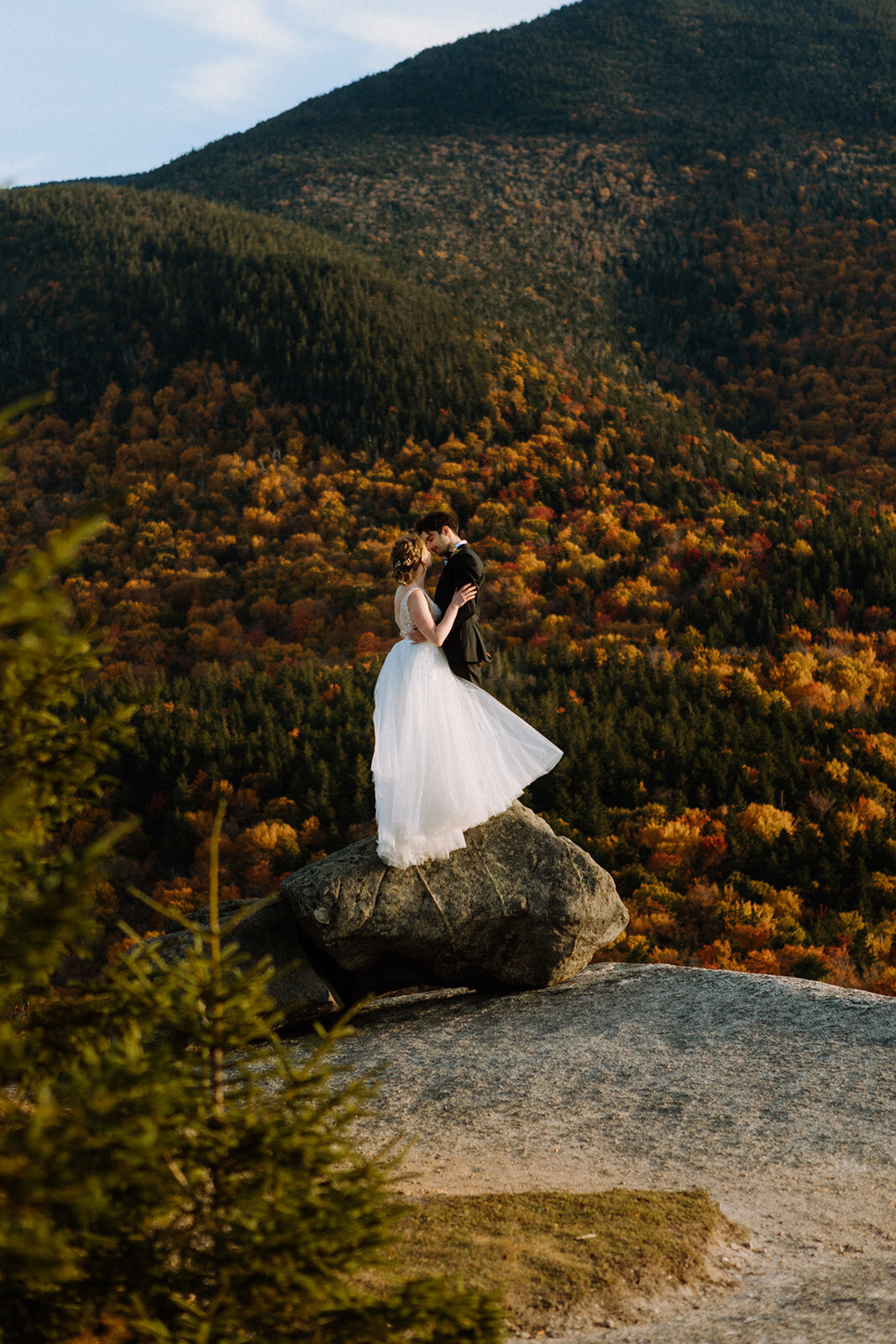 Amanda & Michael White Mountains Elopement-9765