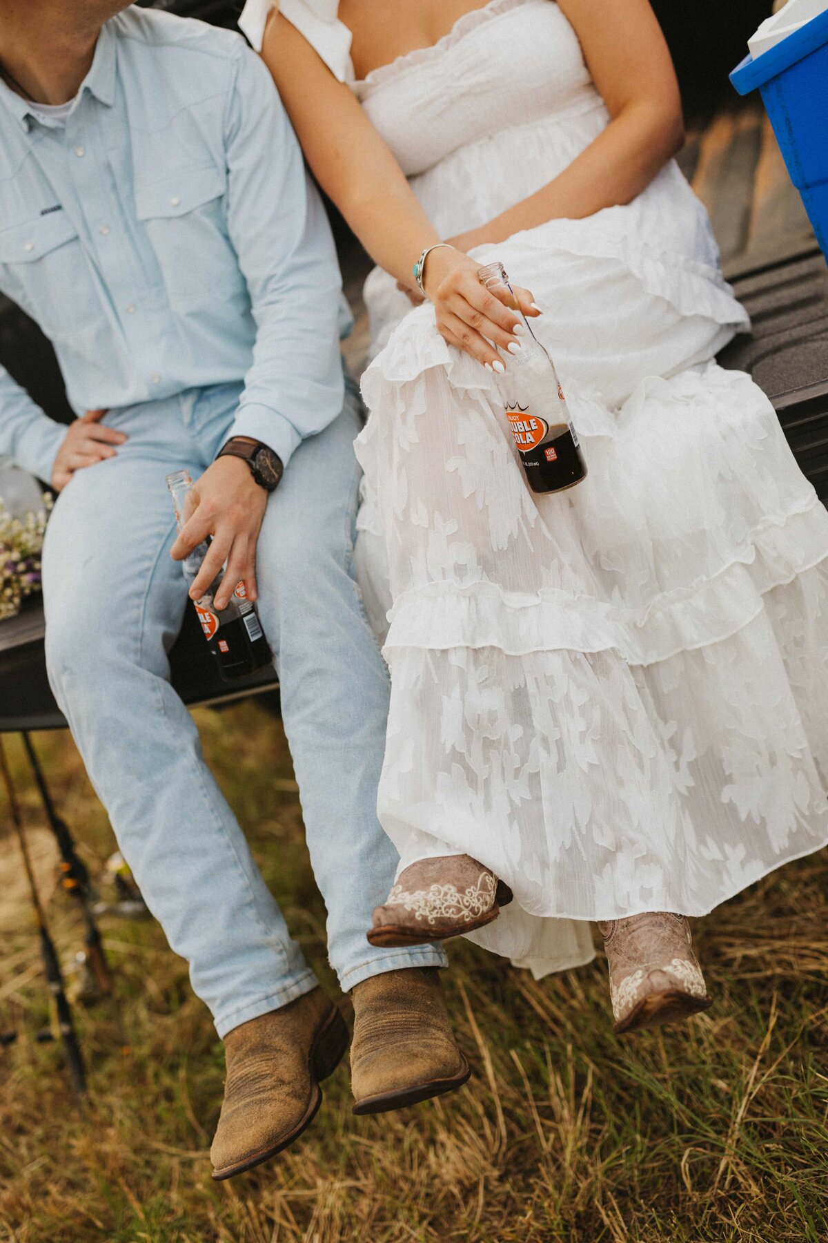 couple smiling together