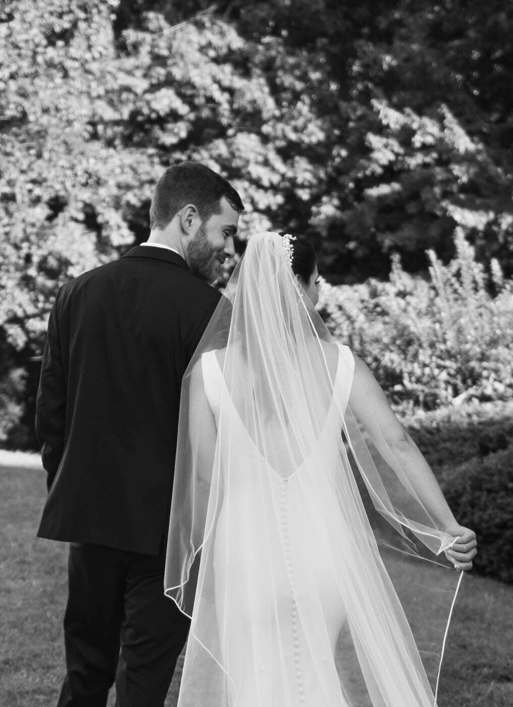 Bride and Groom after their ceremony. 