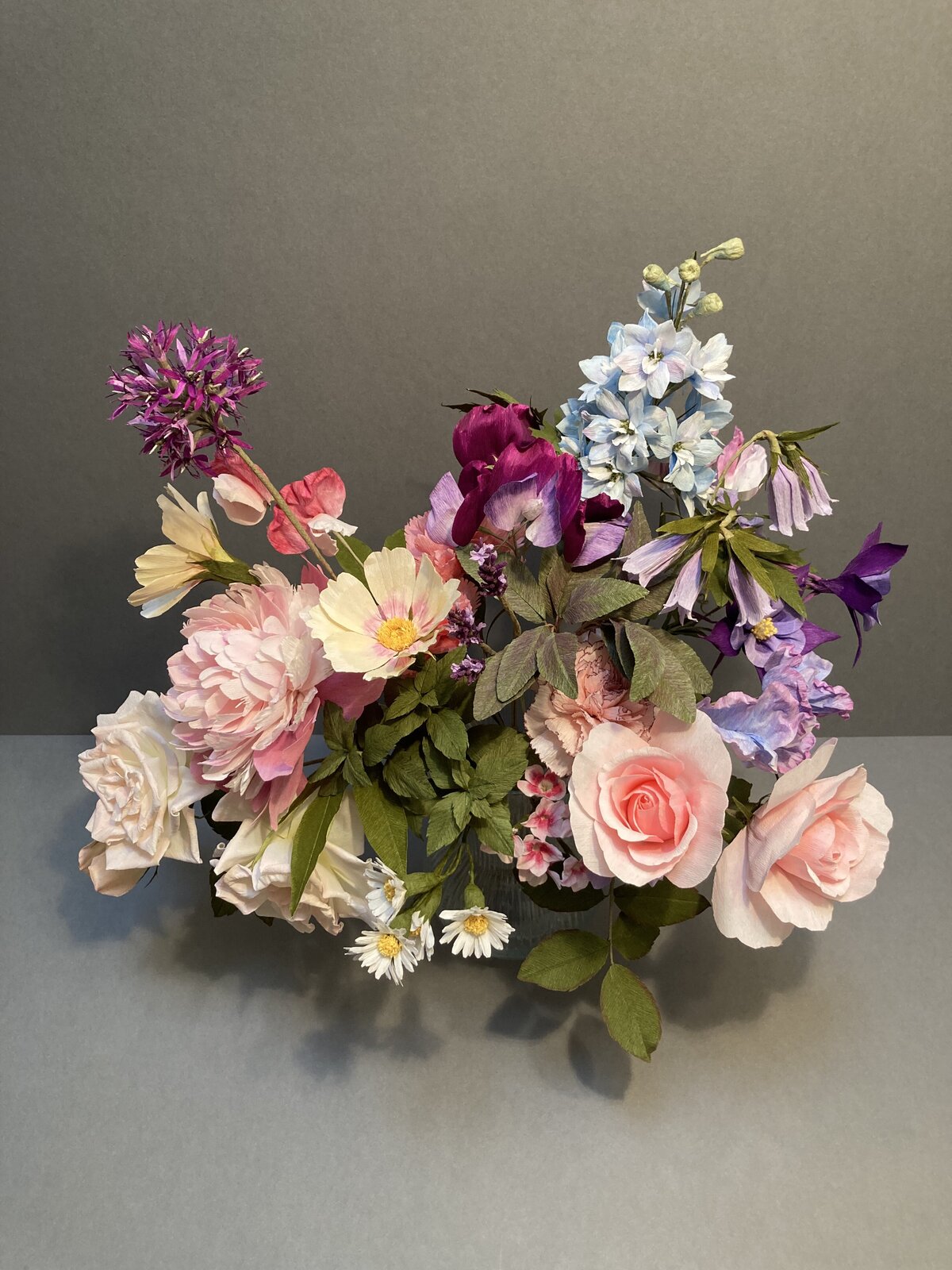 Bespoke paper floral arrangement