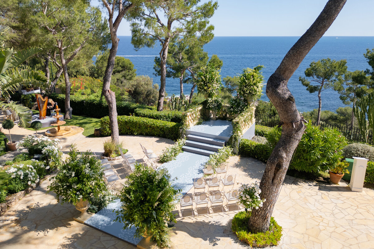 Luxury Ceremony  at Le Grand Hôtel du Cap Ferrat, French Riviera
