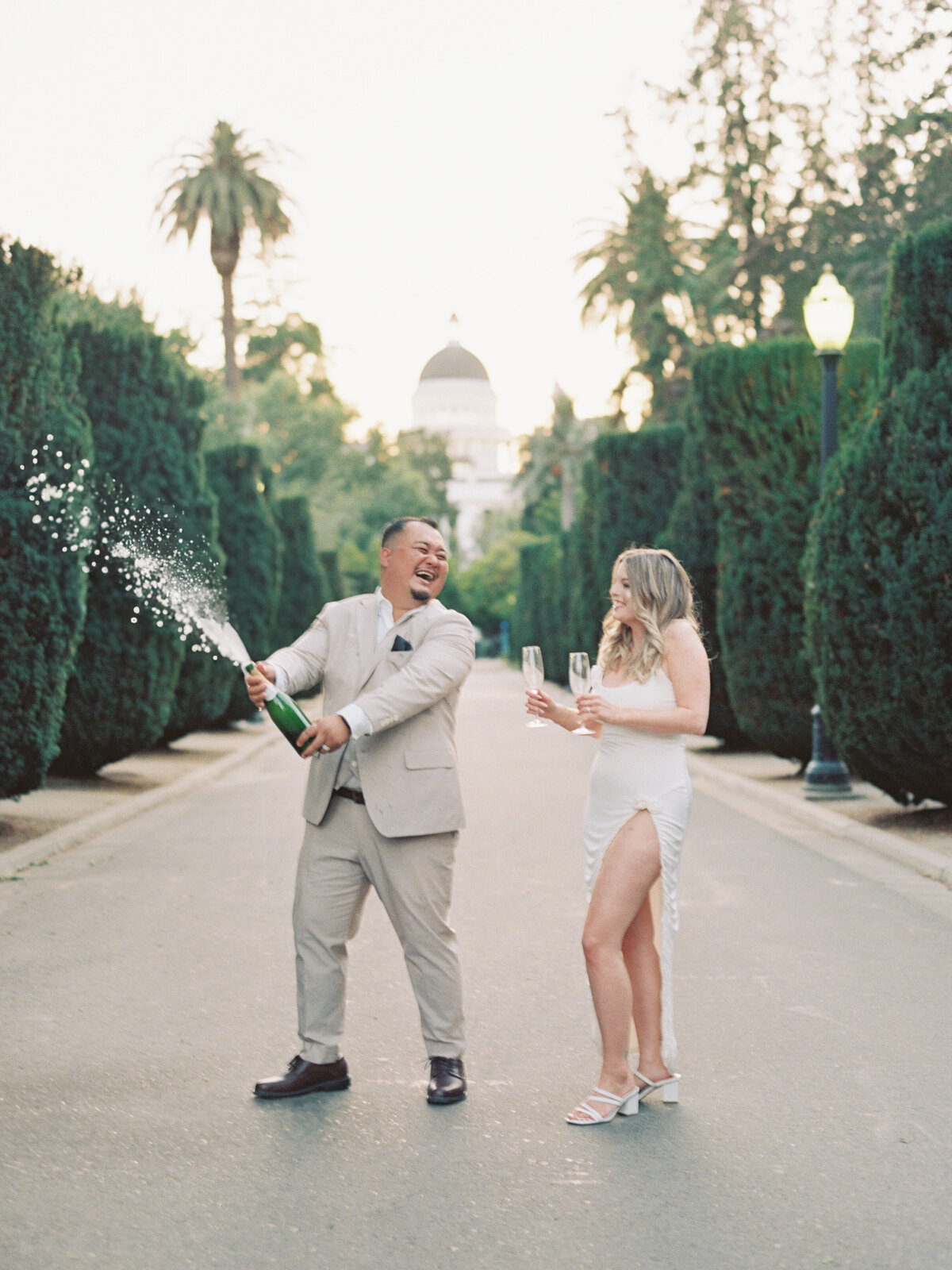 Sacramento Capitol Engagement Session