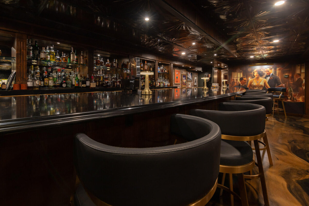 bar stool closeup