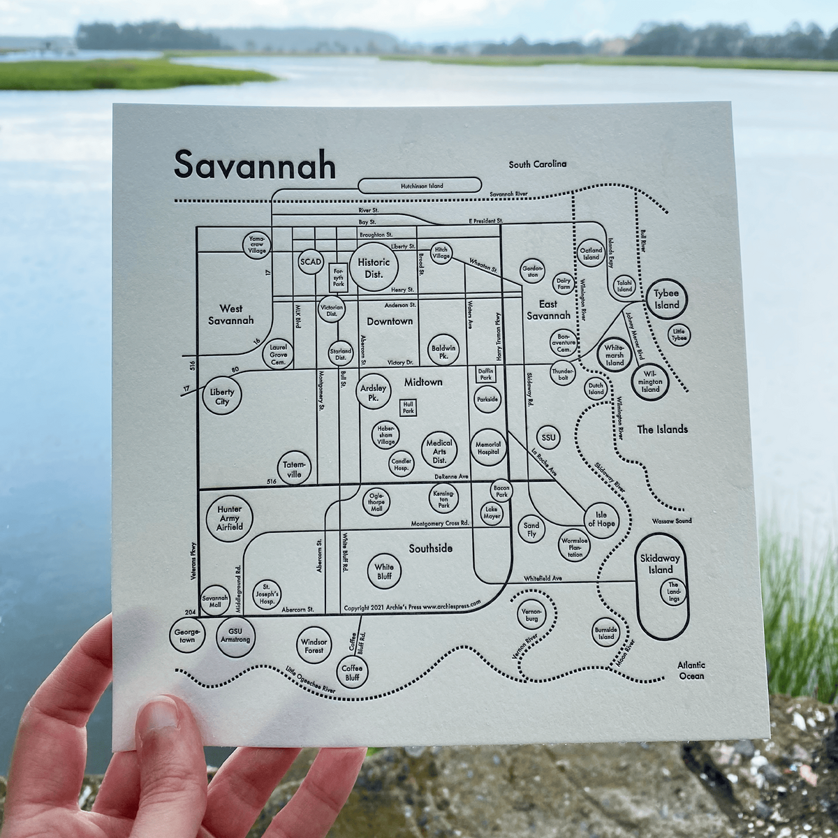 savannah-map-square