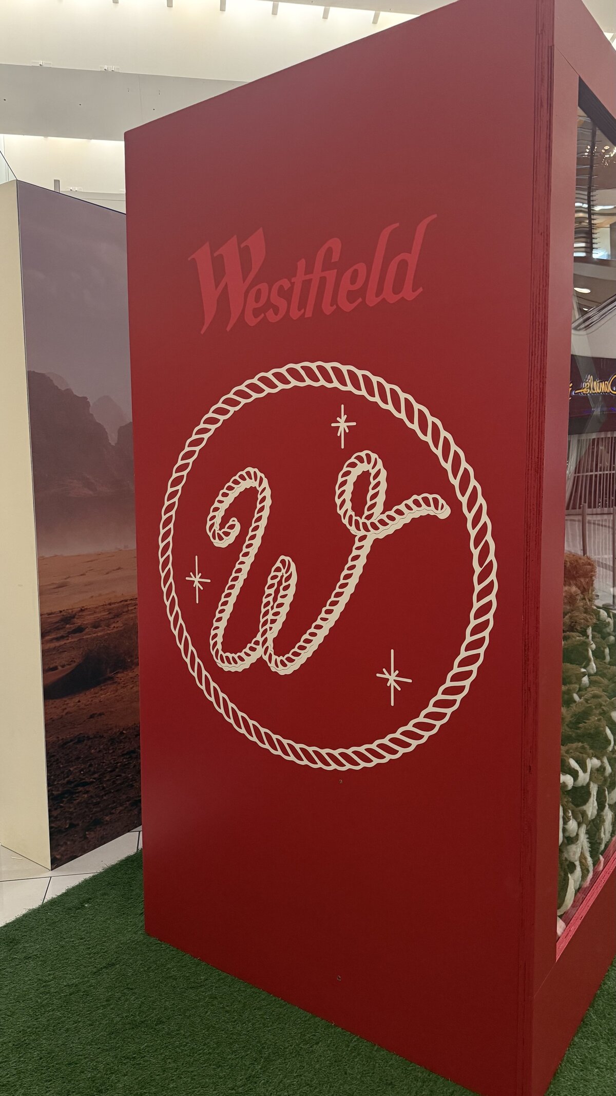 Westfield Saloon themed installation by The Works Collective | experiential event build in Culver City, California.
