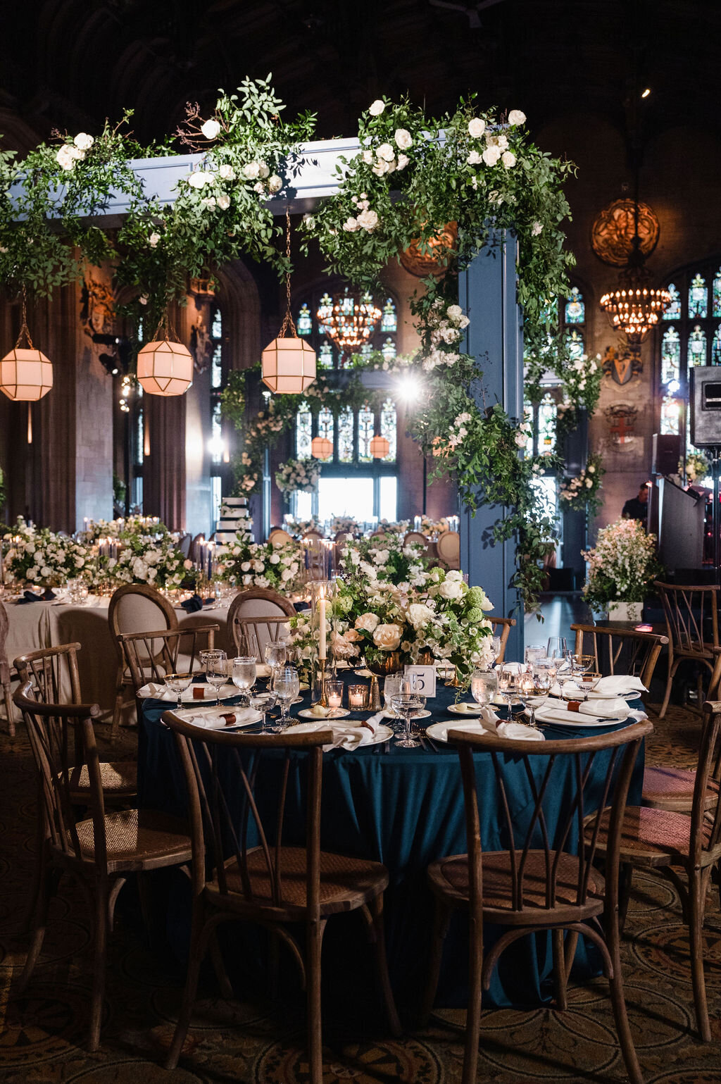 University Club Wedding with Blue Details_23