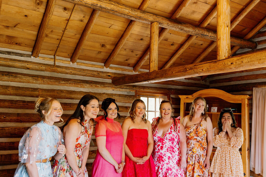 colorful mismatched bridesmaid dresses