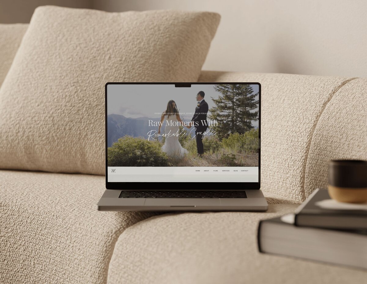Custom Website for Wedding Videographer