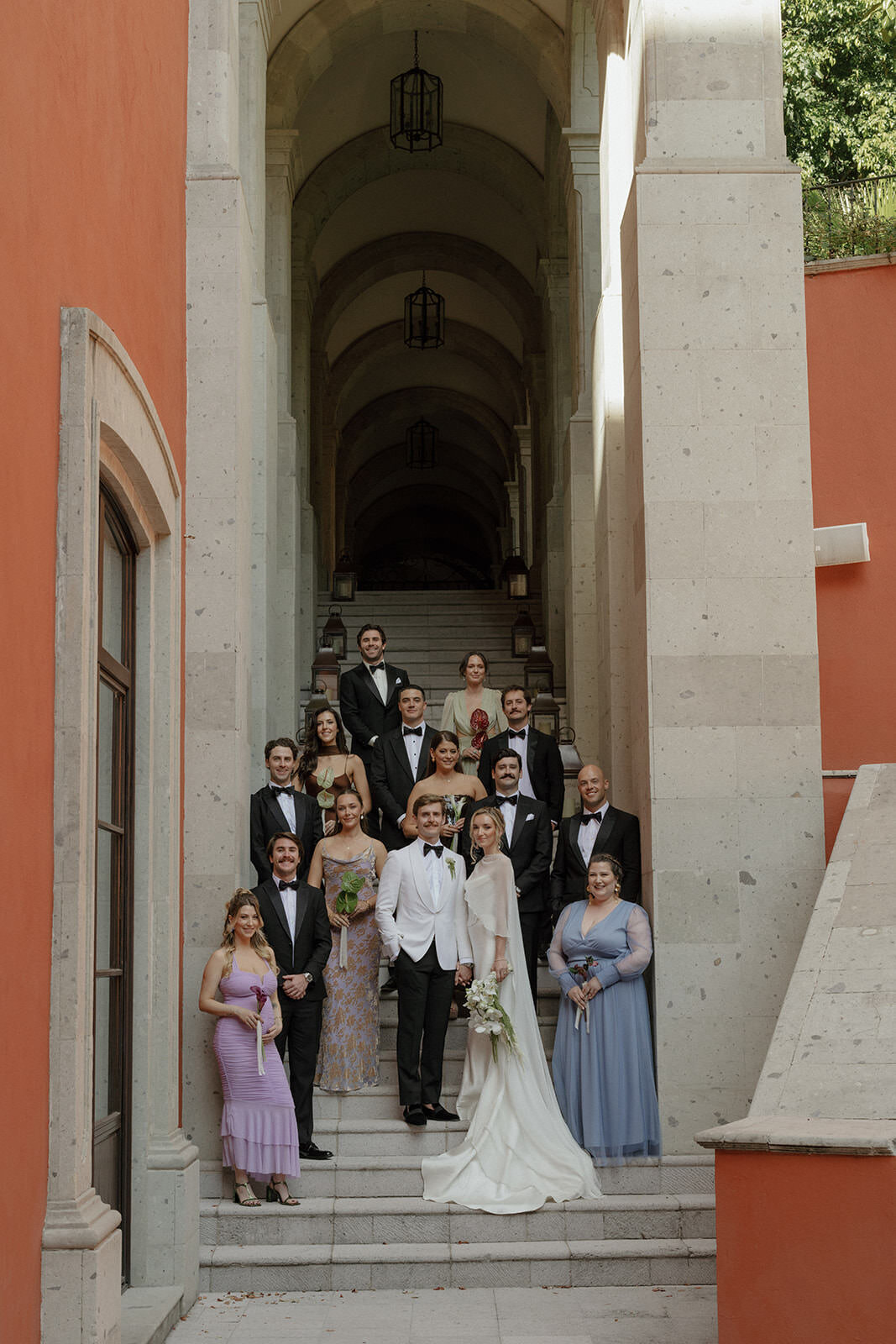 wedding party photos Rosewood San Miguel de Allende Mexico