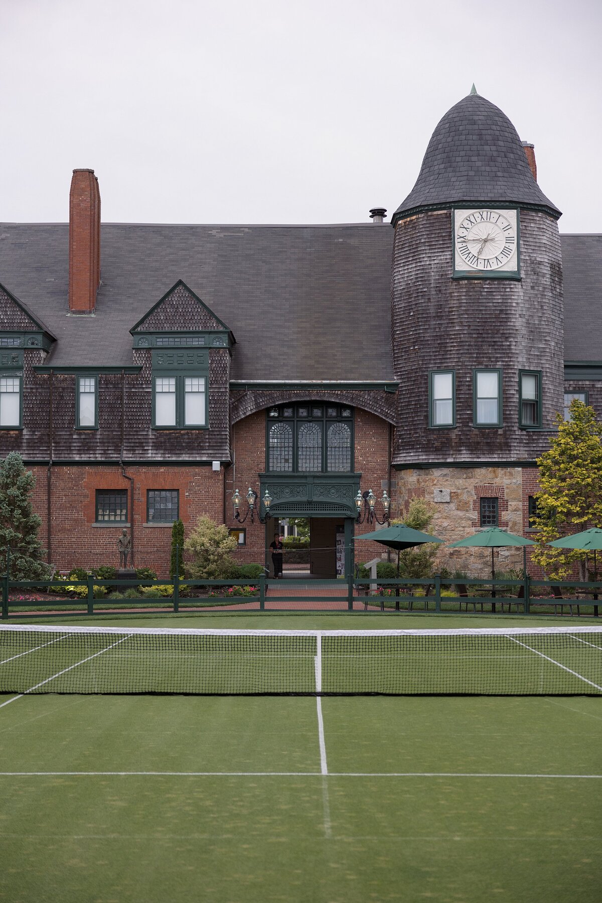 Architecture details of the Tennis Hall of Fame Newport Rhode.Island