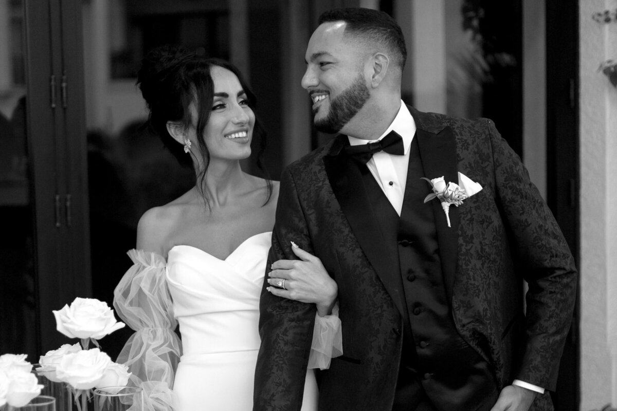 Elegant styled wedding shoot at the Naples Bay Resort, captured by a wedding photographer in Miami, FL.
