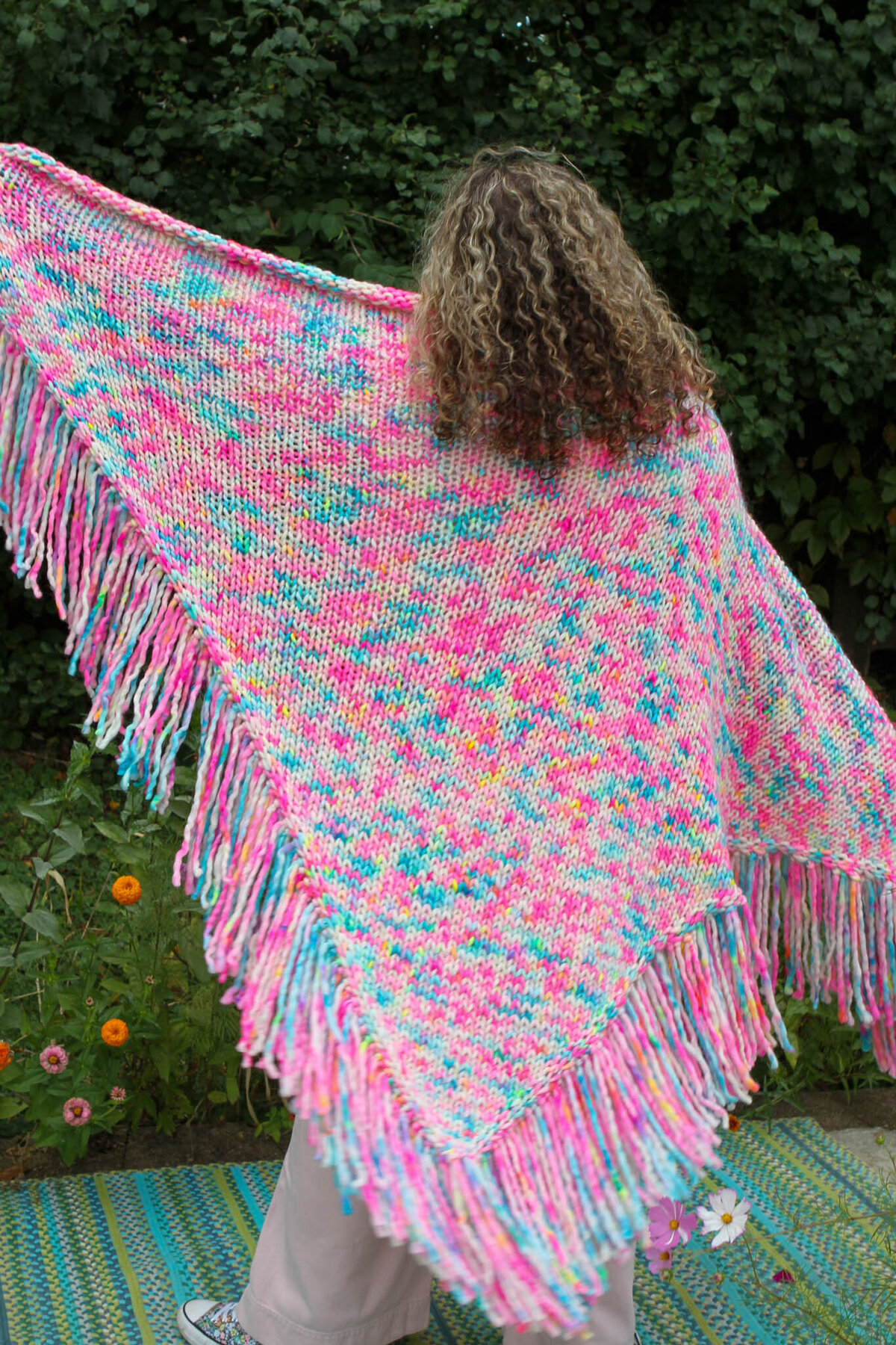 shawl from back