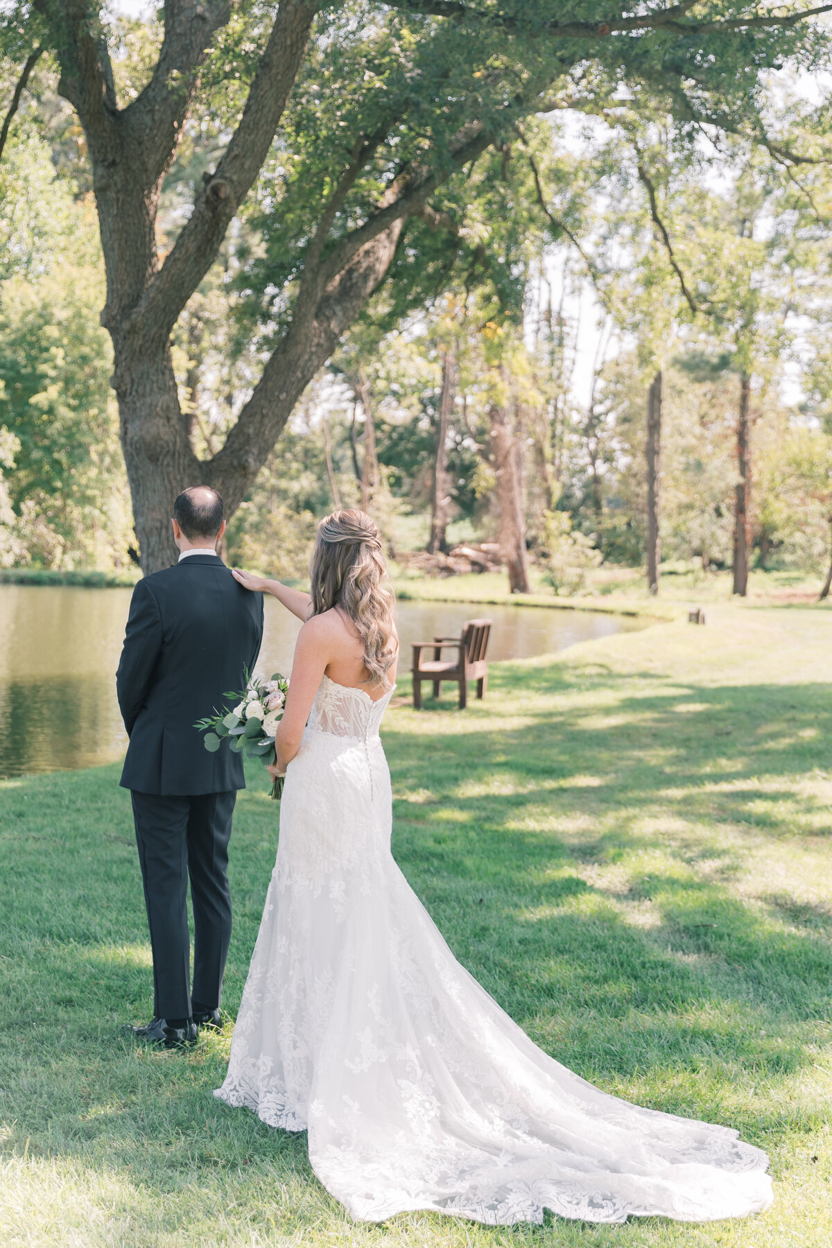 First Look Rosewood Farms Katie Fri Photography