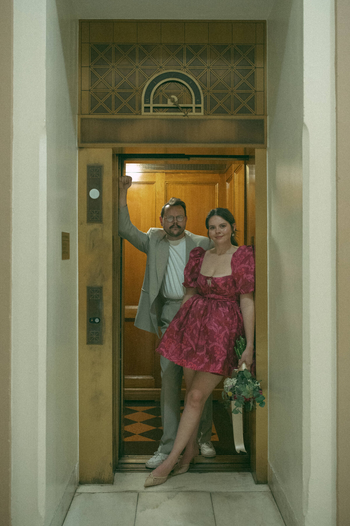Arkansas state capital building editorial elopement photos