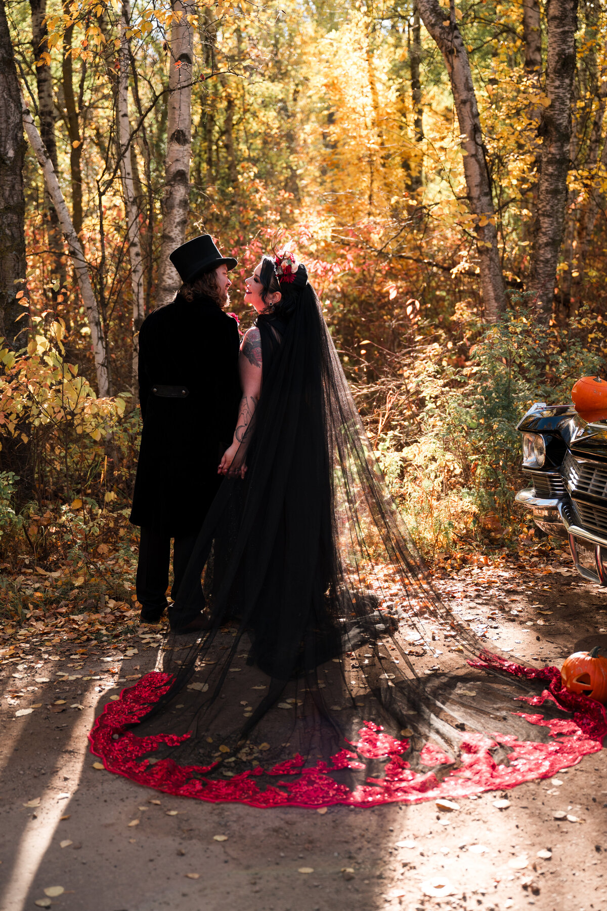 Alternative style wedding in the heart of downtown Edmonton Alberta