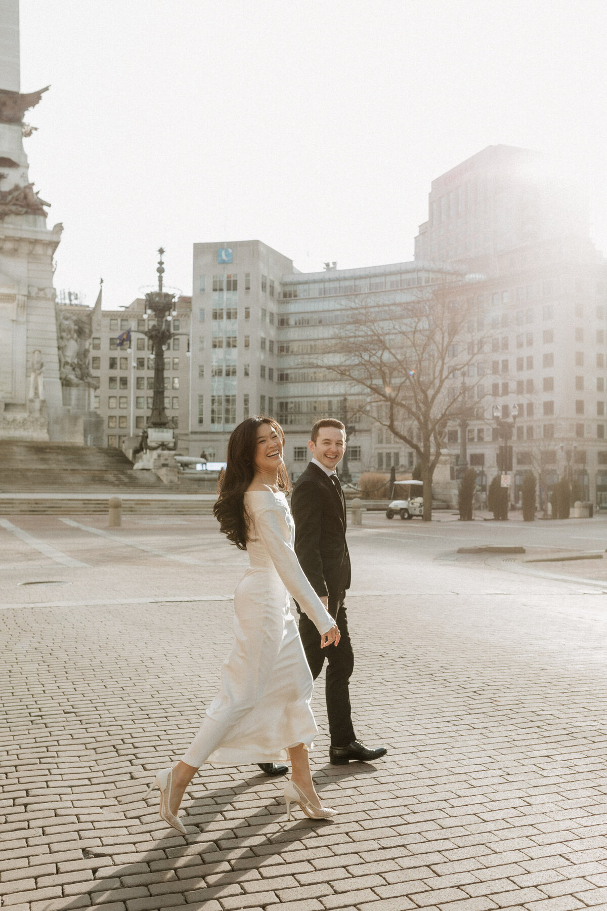 indianapolis indy engagement session indiana midwest photographer bottleworks hotel the monument circle spoke and steele downtown bridal documentary film-10