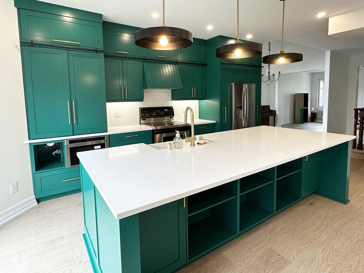 Emerald Green with Envy Kitchen Renovation Interior Design (8)