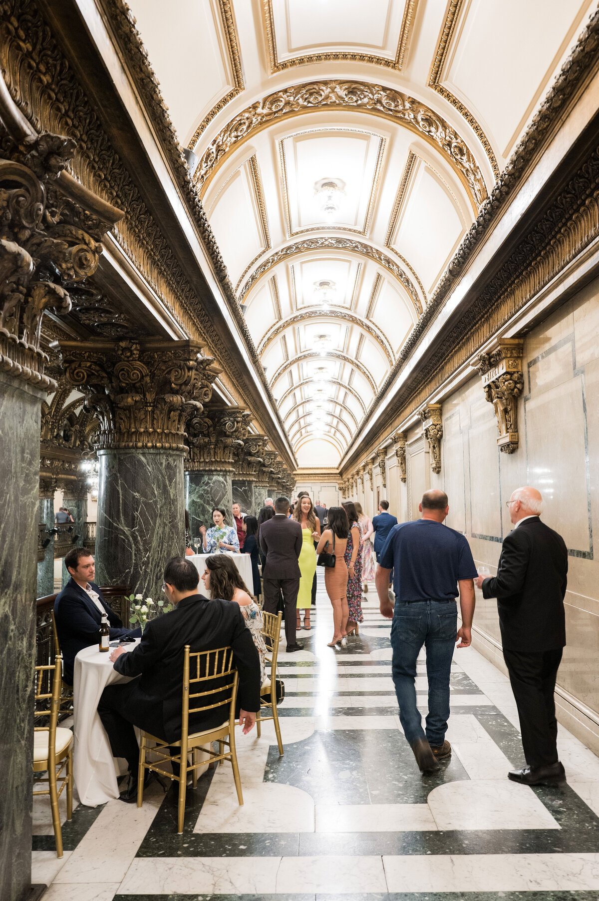 cocktail hour at carnegie museum