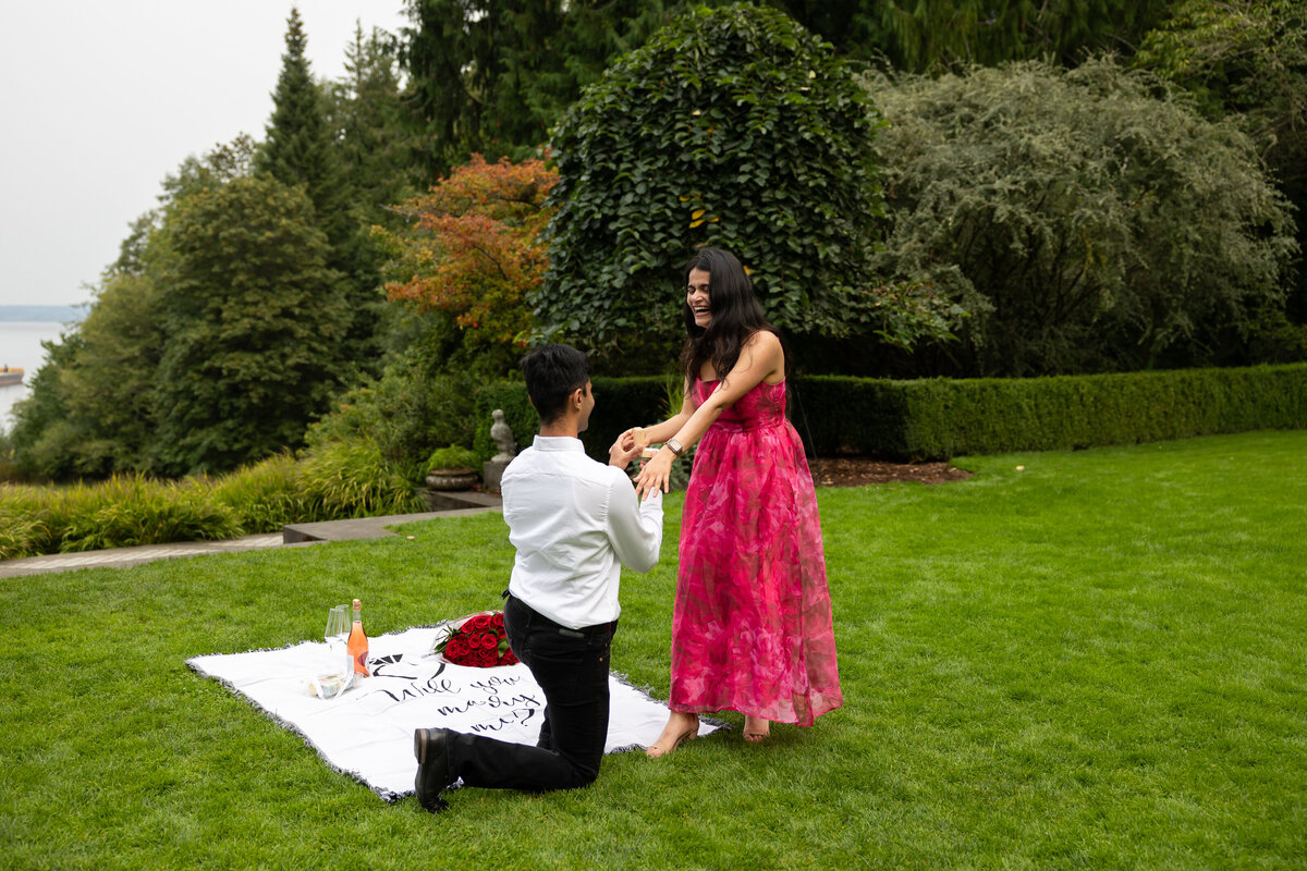 Surprise Seattle wedding Proposal, engagement photography Bainbridge Island- 20