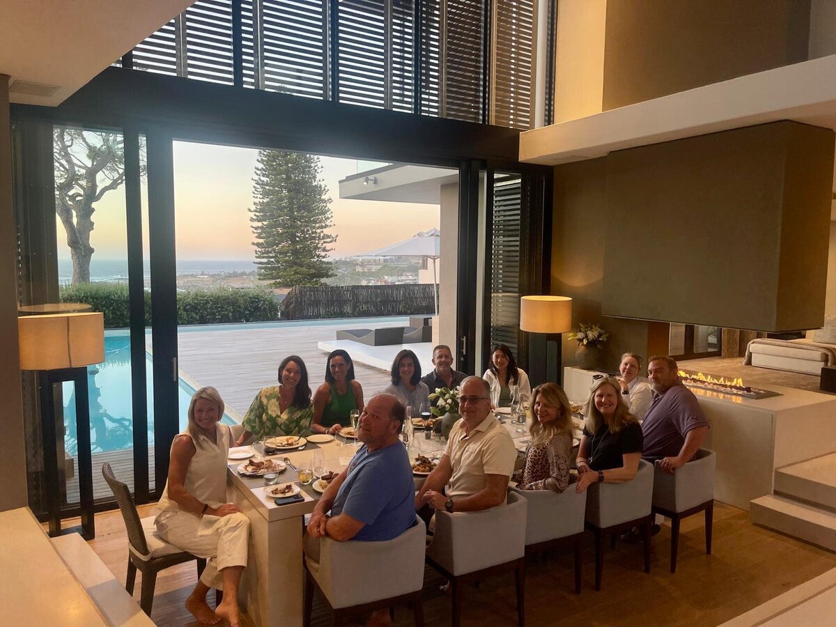 group private villa dinner