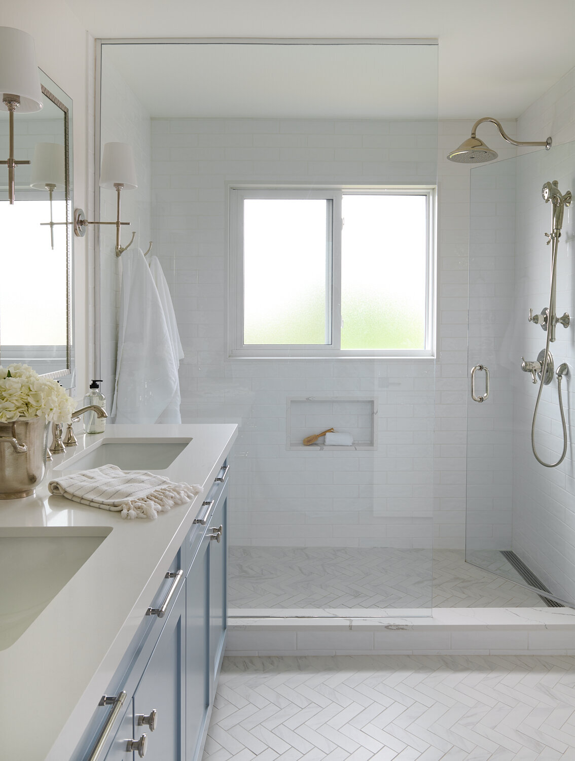 Burlington interior design project - ensuite bathroom - Staci Edwards Interior Design