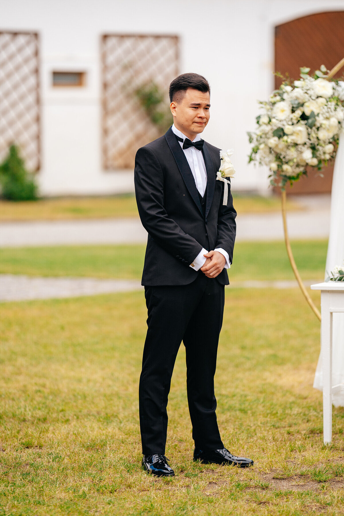 svatba benice ženich u obřadu