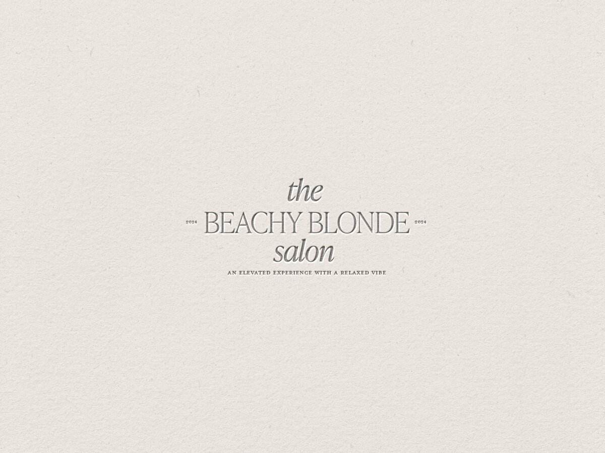 Custom logo design for a minimalist hair salon, ideal for attracting upscale clientele