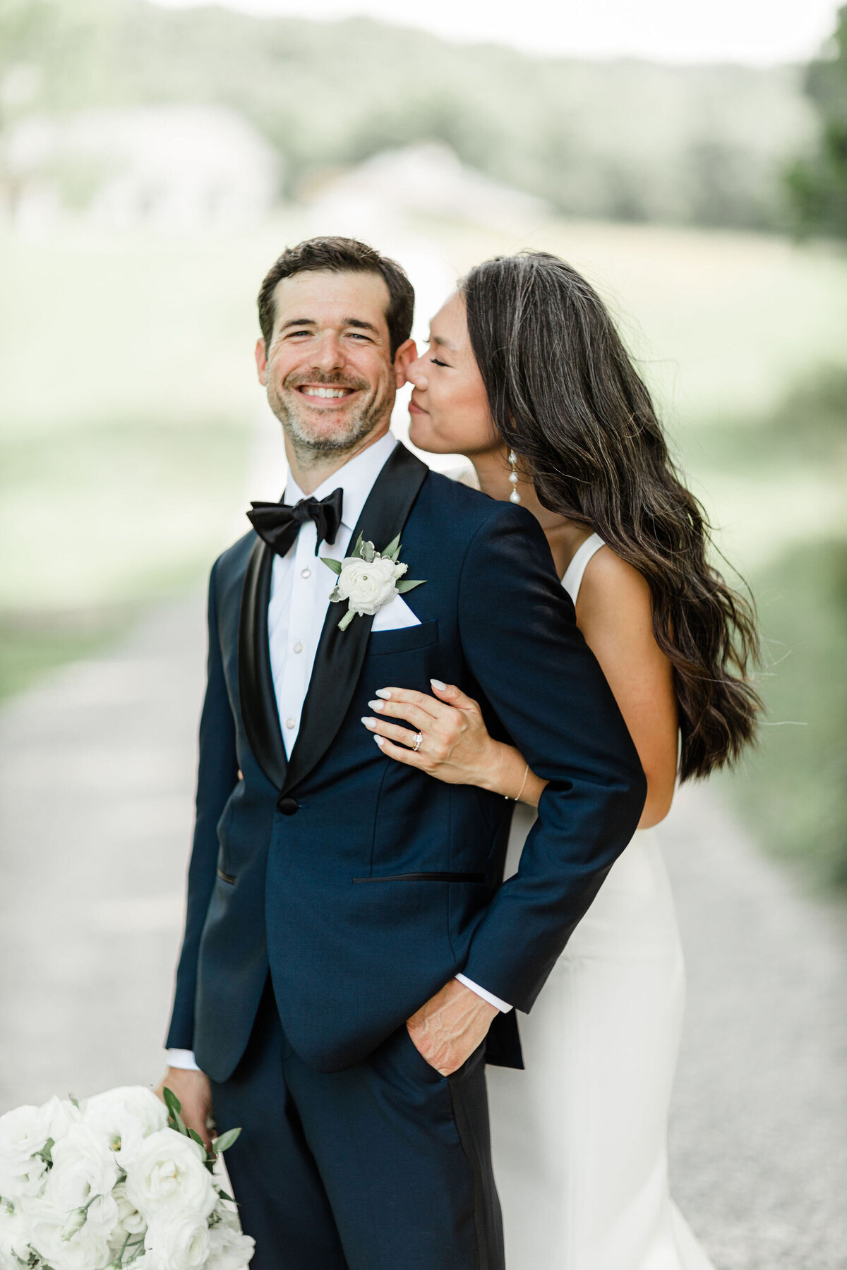 Sometimes a simple pose brings out the best photos for these two newlyweds!