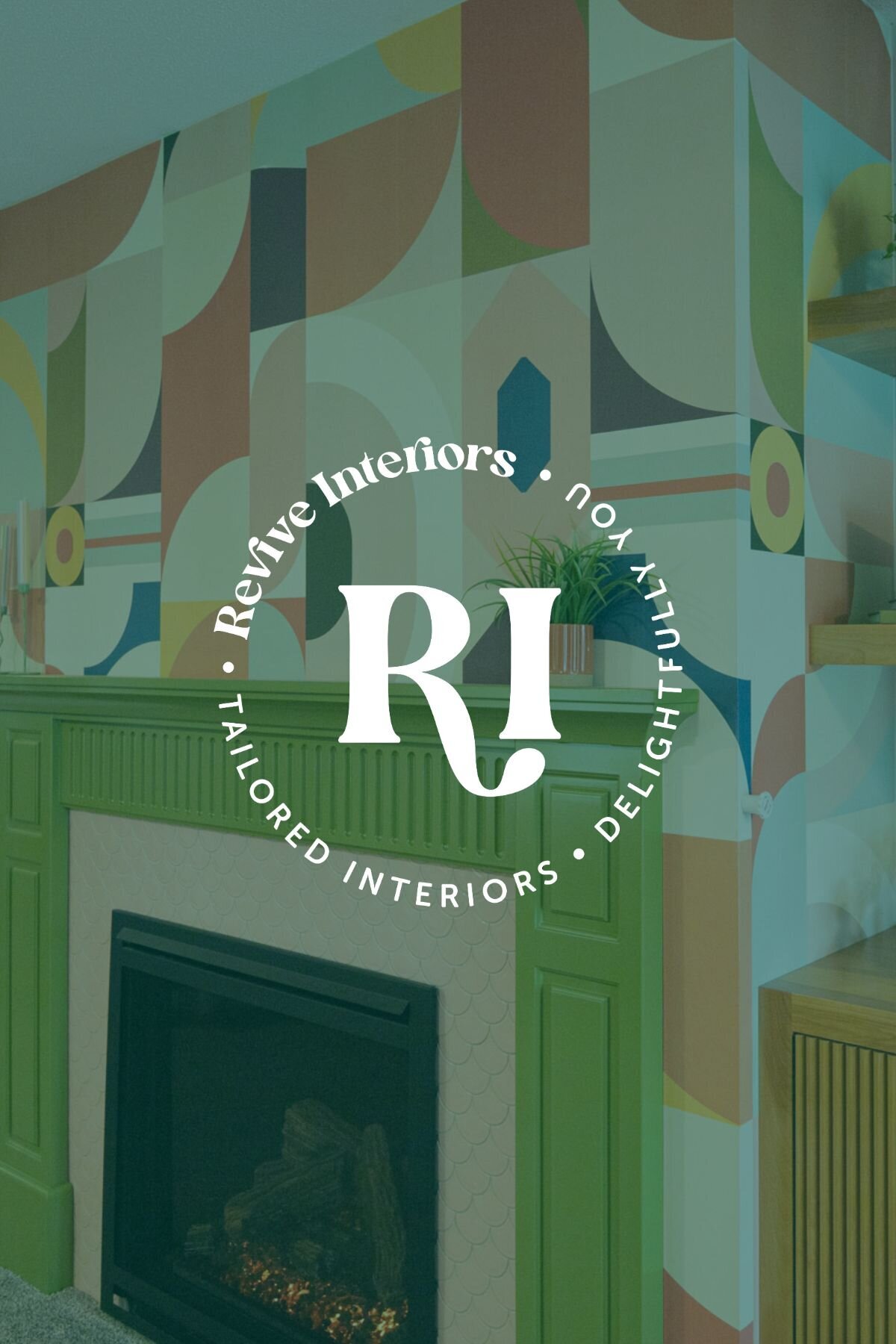 monogram logo design for interior designer