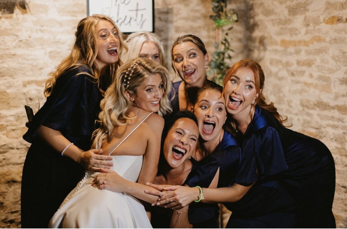 bride and bridal party