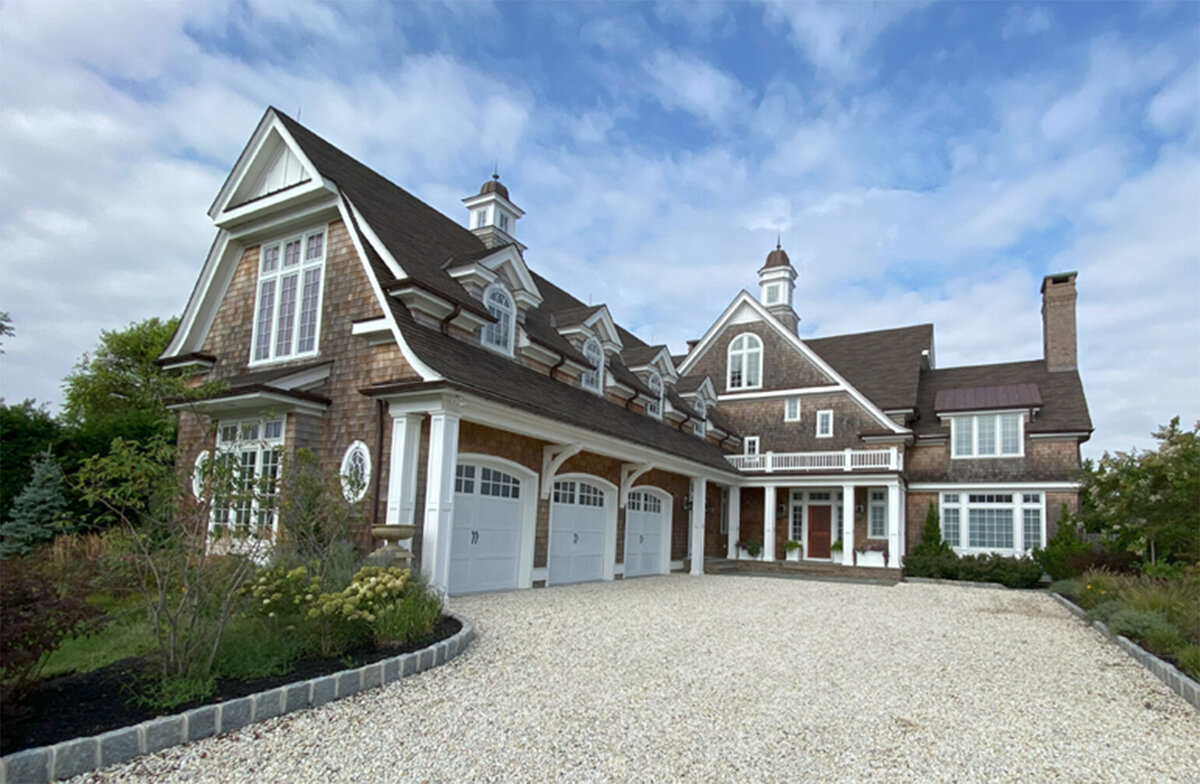 Waterfront Coastal Home with cedar shake siding in Mantoloking, NJ