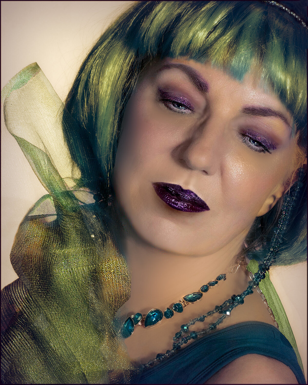 TANNIE IN TEAL and GREEN for new website