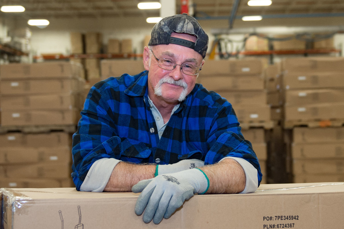 factory worker corporate culture head shot