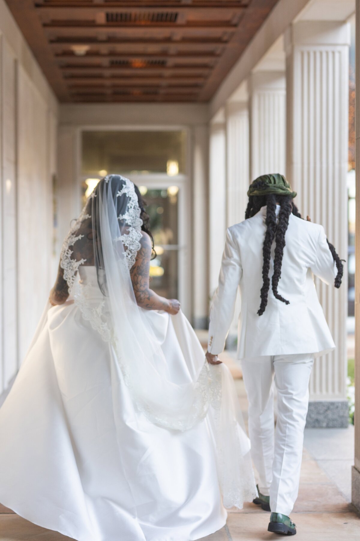 Cummer Museum Elopement Photo, Jacksonville, FL