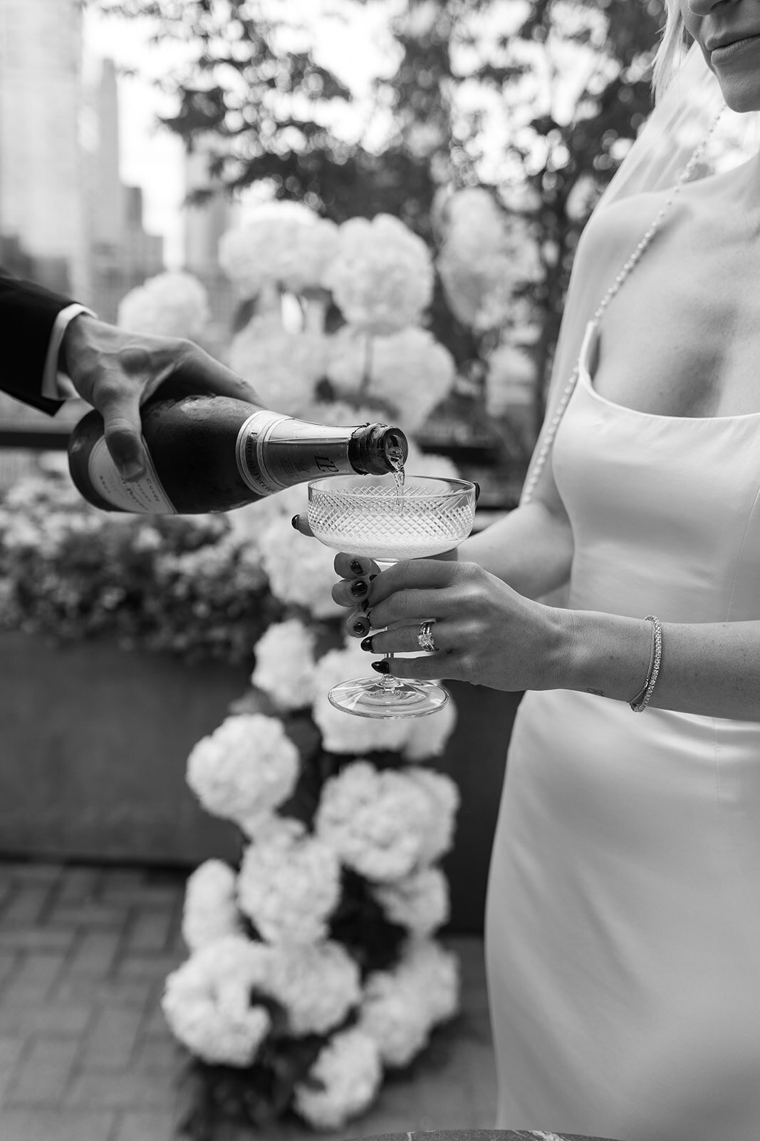 bride champagne soho grand nyc 