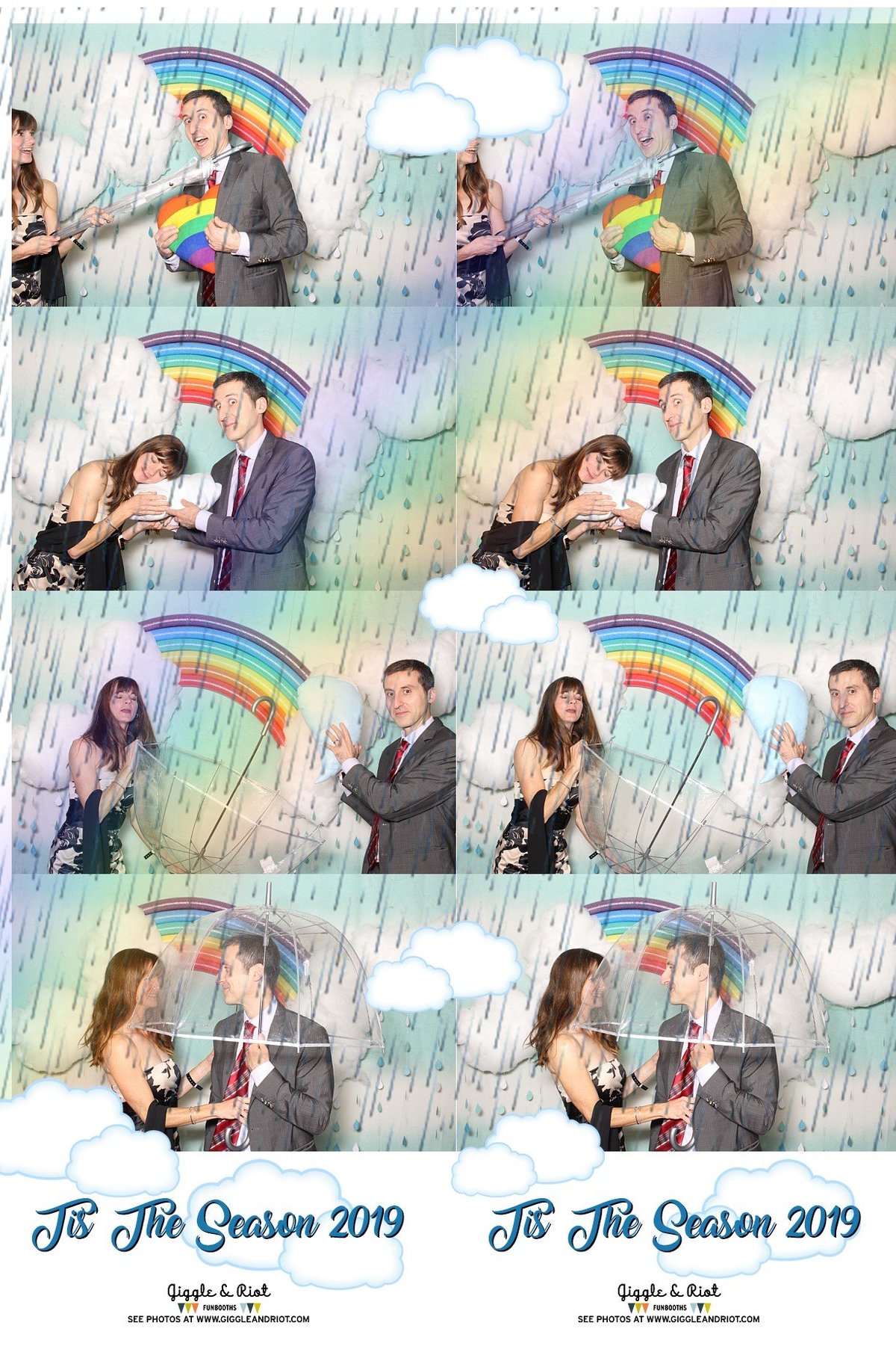 rainy props photo booth