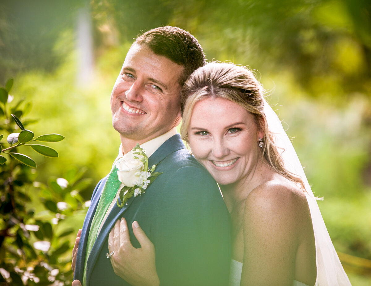 newlyweds at the capen house in winter park Orlando Photographers