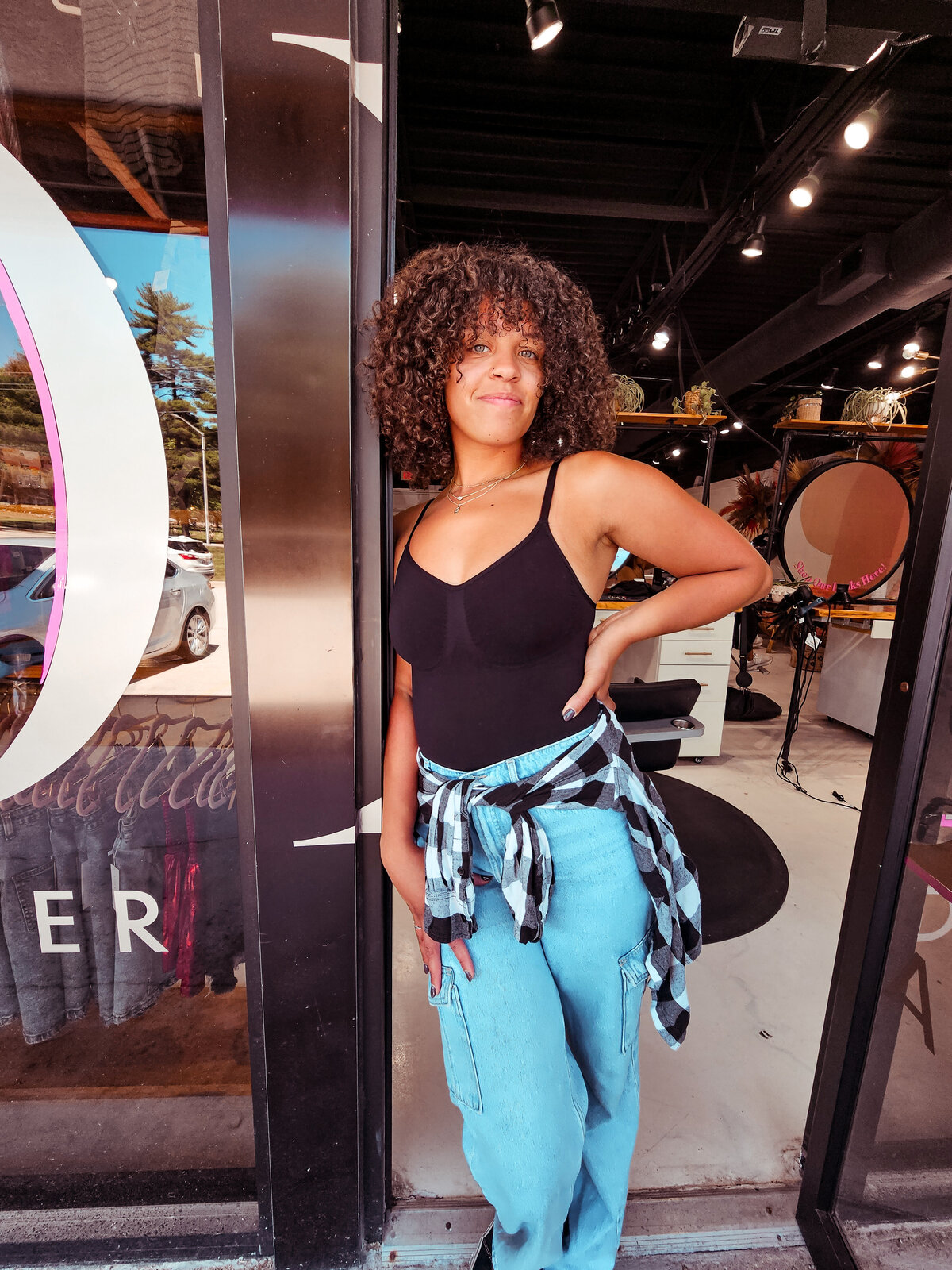 Big voluminous curly hair by Moxie by KC