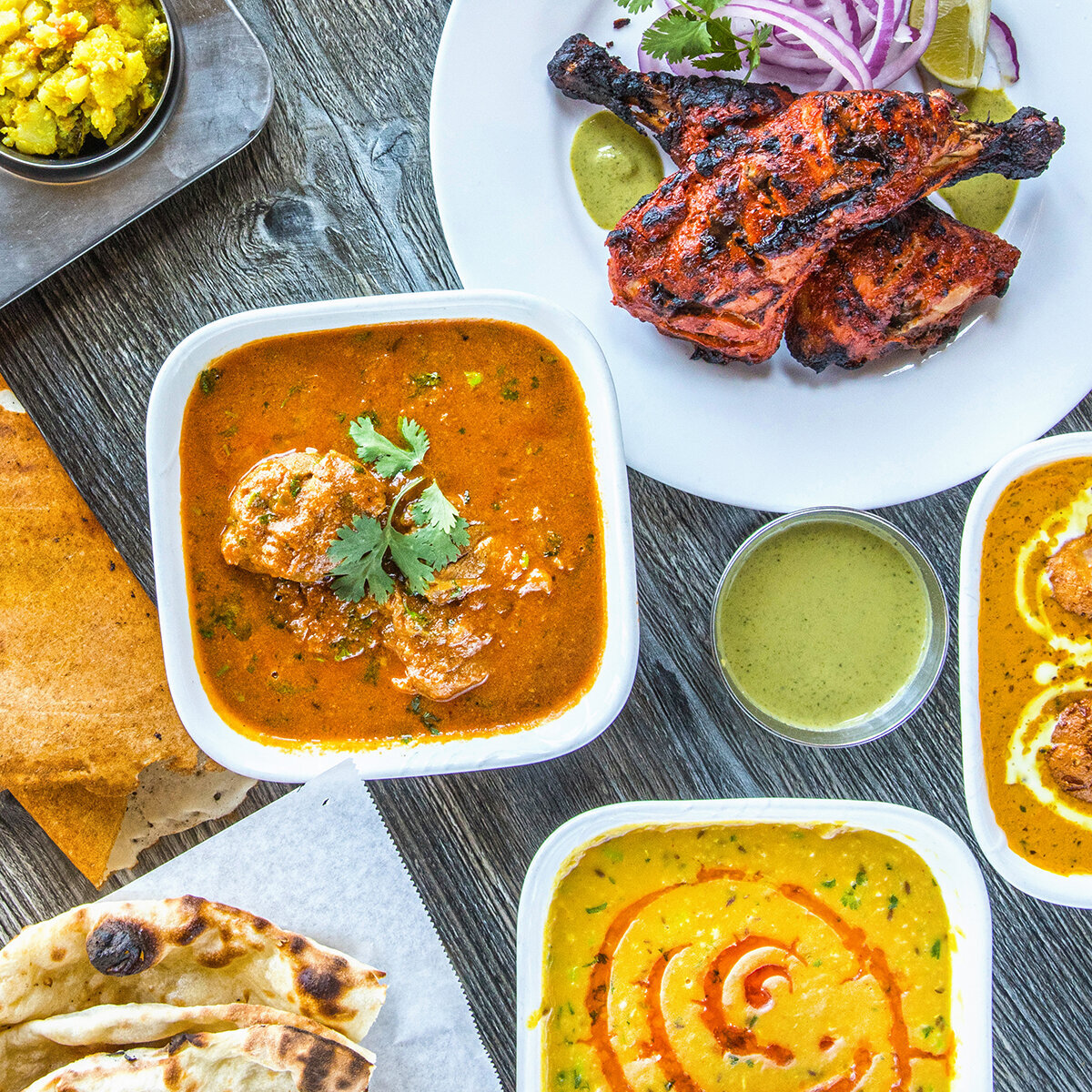 Indian Food Photograph by Nancy Ingersoll