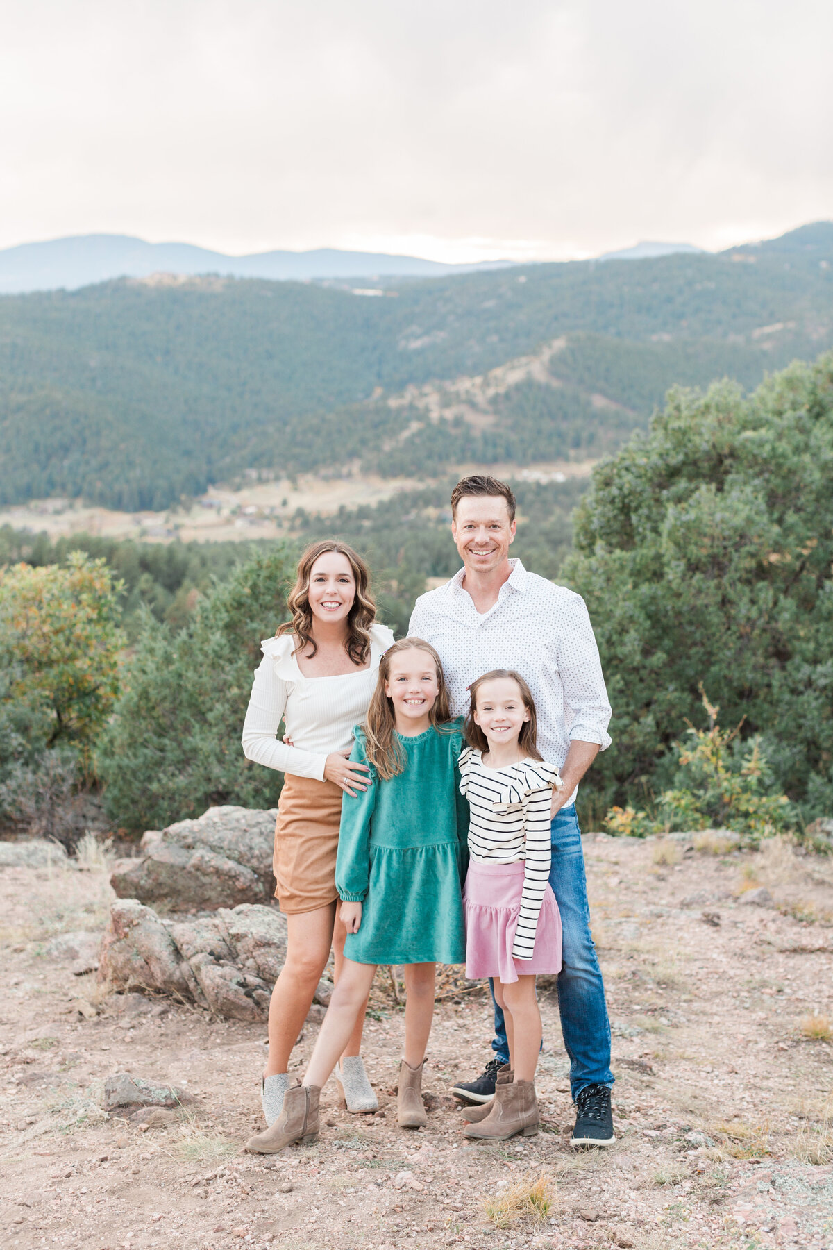 Family with a mountain view in Denver