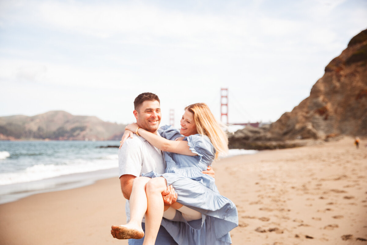 Luke and Leigh Huther-Flytographer-10 Year Anniversary-Baker Beach-San Francisco-Emily Pillon Photography-S-051222-06