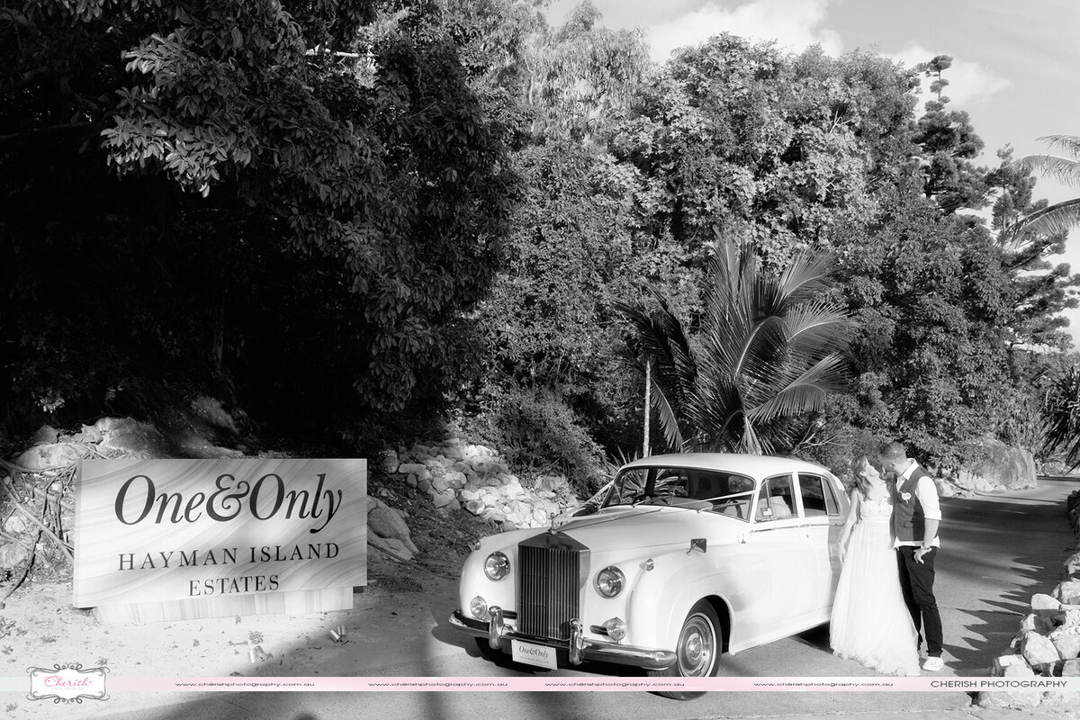 CHERISH PHOTOGRAPHY-Hayman Island-One&Only-Whitsundays-QLD-wedding-car