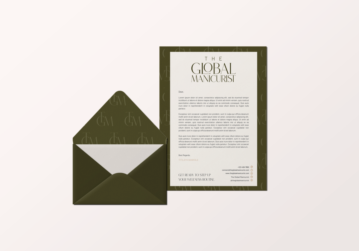 letterhead and envelope
