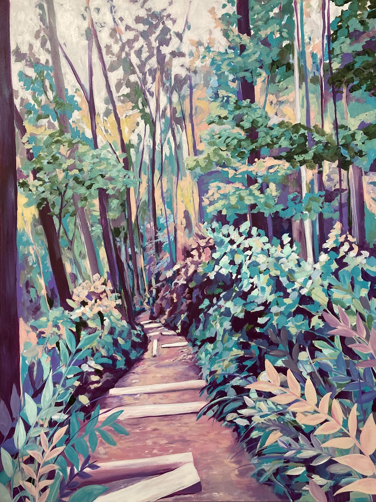 colorful landscape painting
