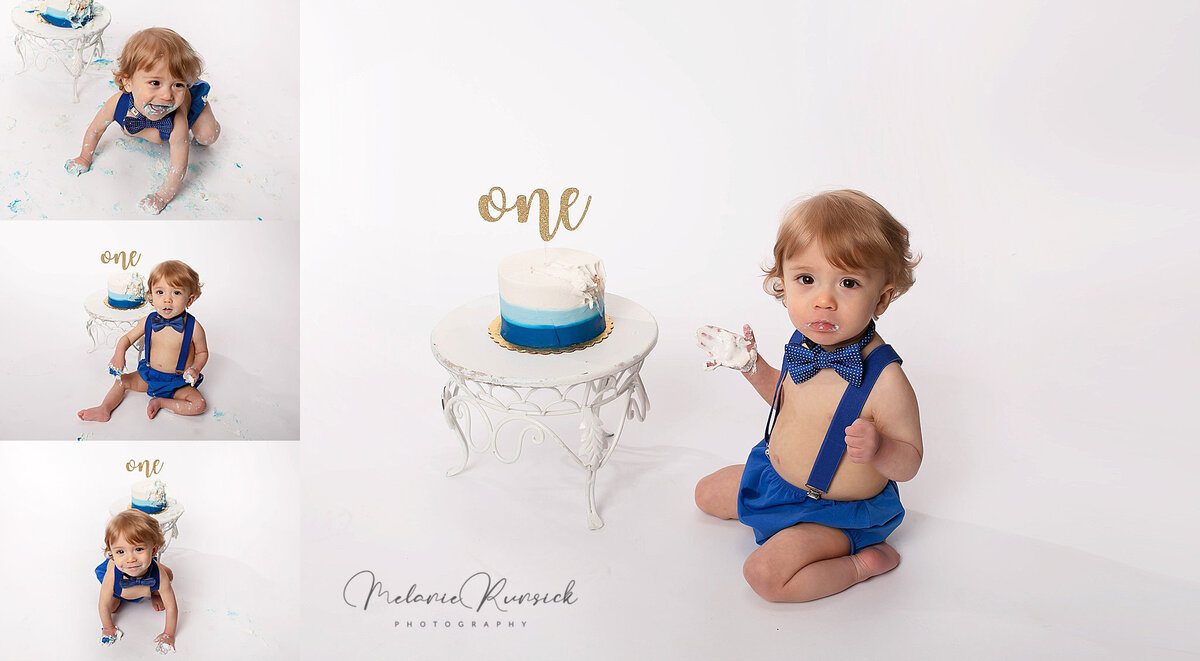 Melanie Runsick Photography Jonesboro AR Child and Cake Smash Photographer