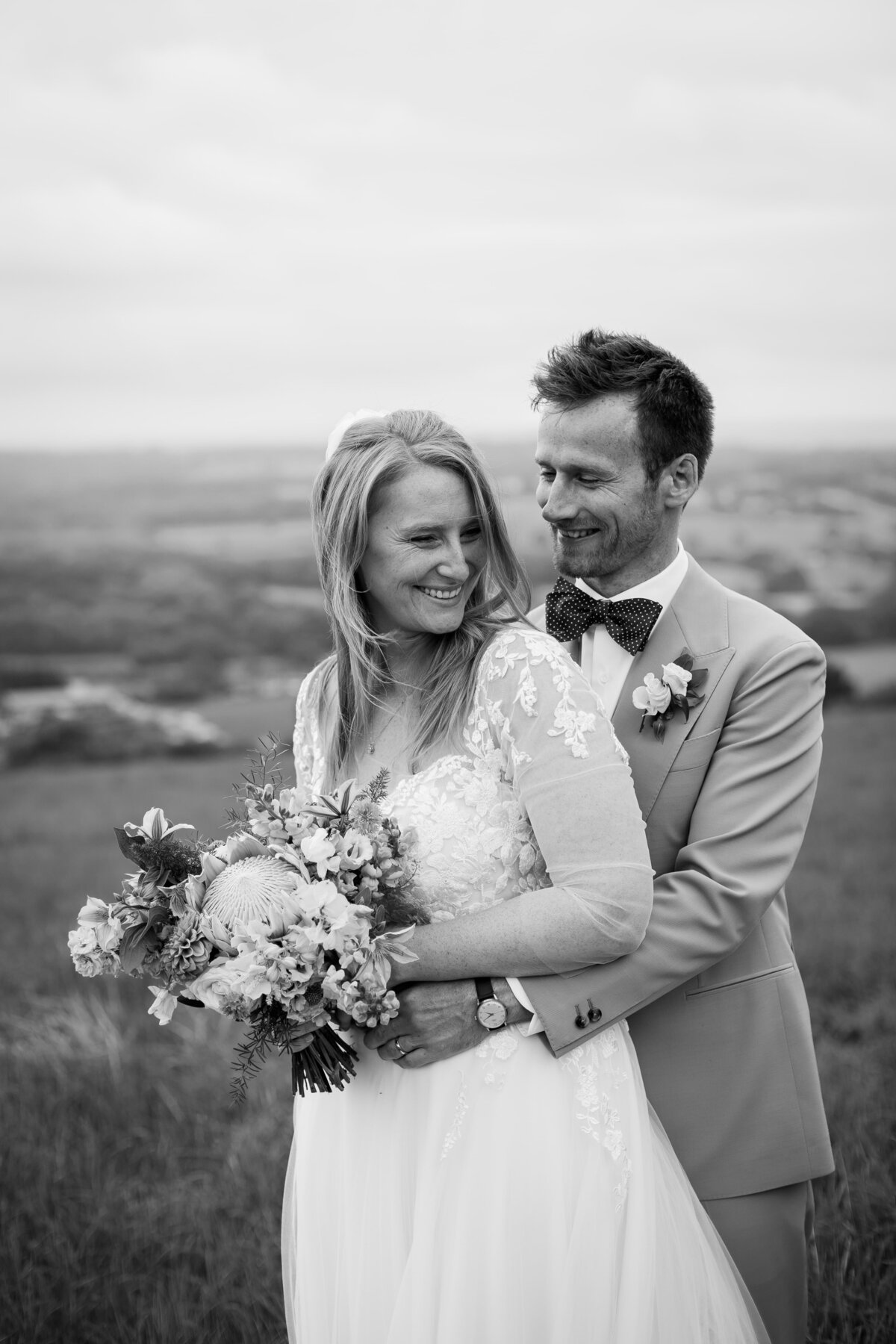 Wedding photography - Bride and groom portraits - Surrey