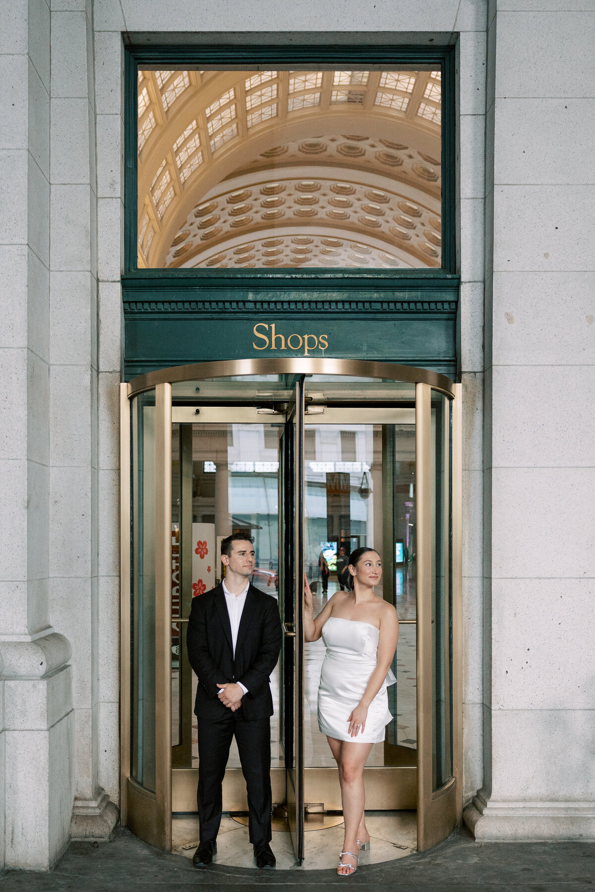 Alexa  Kyle DC Union Station Engagement Session_DC Wedding Photographers_0039