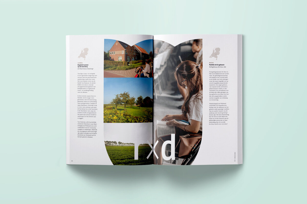 Jubileum magazine Ruimte om te delen ontwikkelt voor het Maatschappij van Welstand ter ere van hun 200-jarig bestaan. Begeleiding, productie, redactie en ontwerp magazine door Bladkamer.