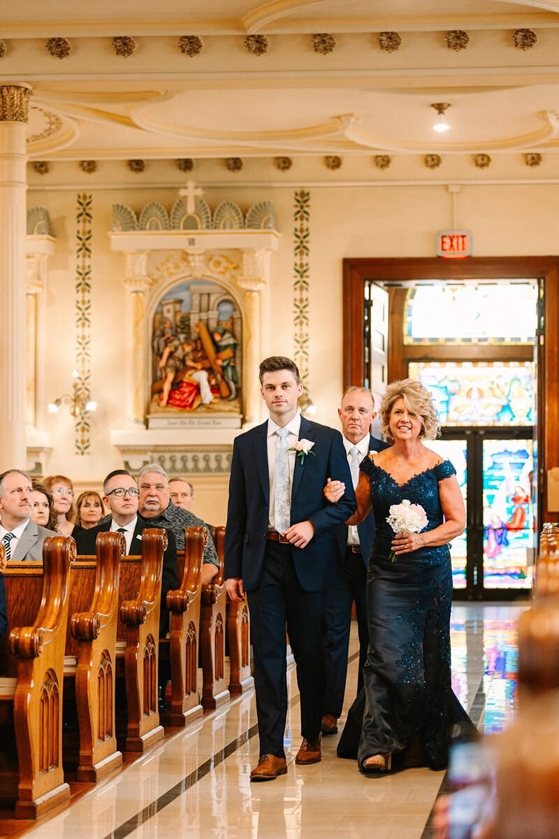 Wedding at St. Boniface with Reception at ECC190